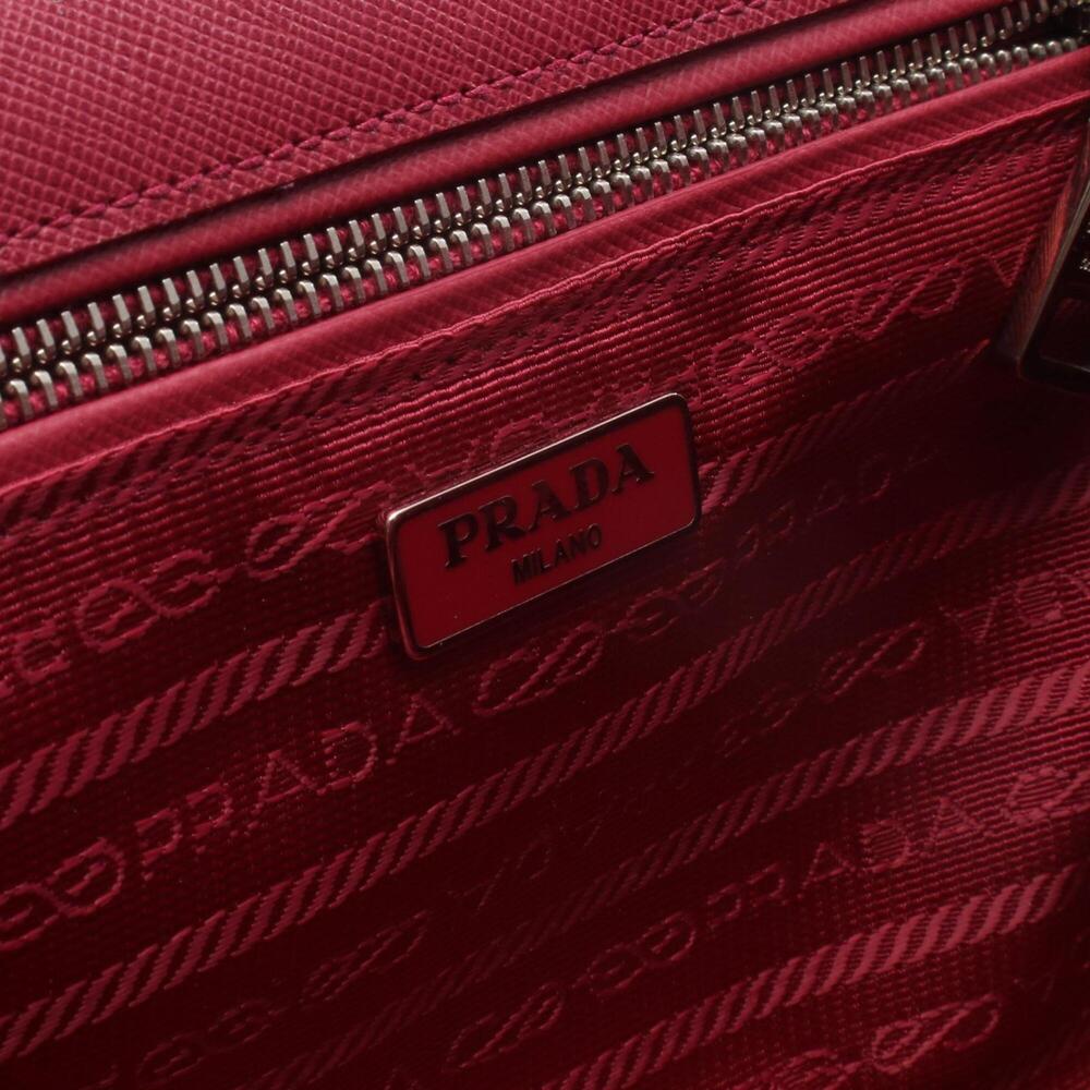 PRADA Pink Leather Shoulder Bag - Picture 4 of 7